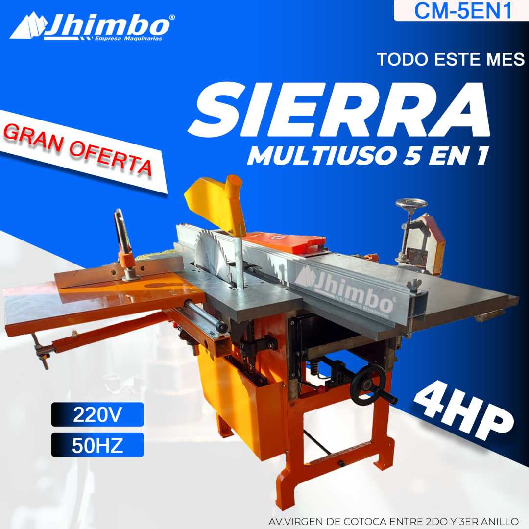 Cepilladora multifuncional - Categoría Jhimbo