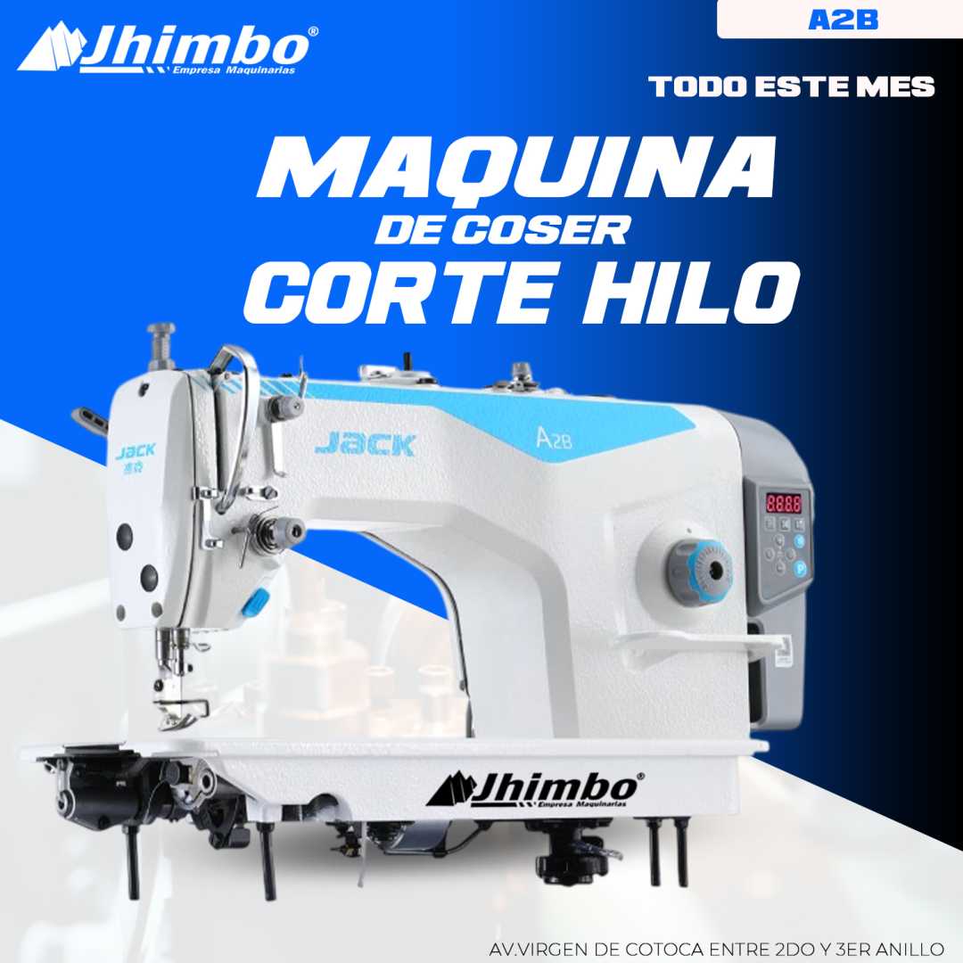 Maquina de coser Corte hilo