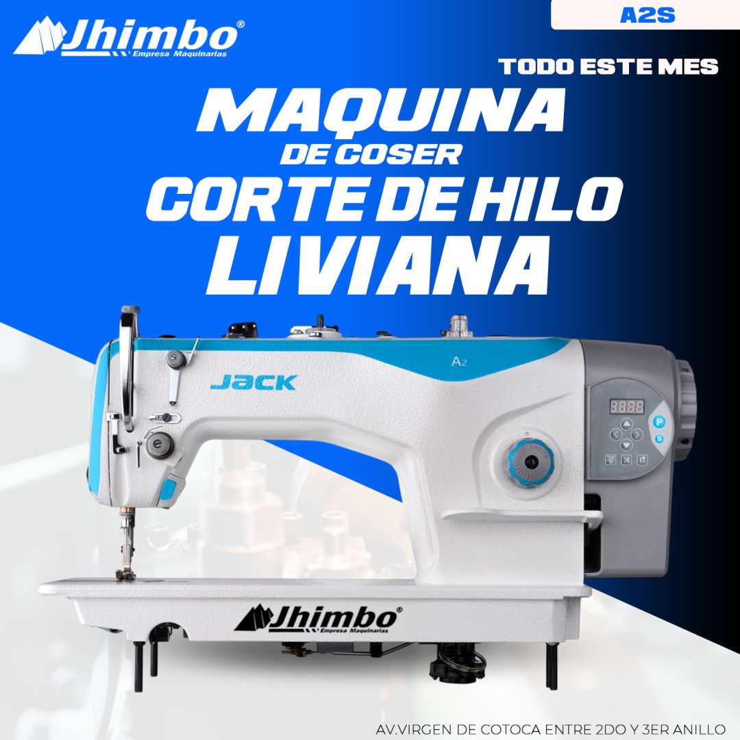 Maquina de coser Corte hilo Liviana