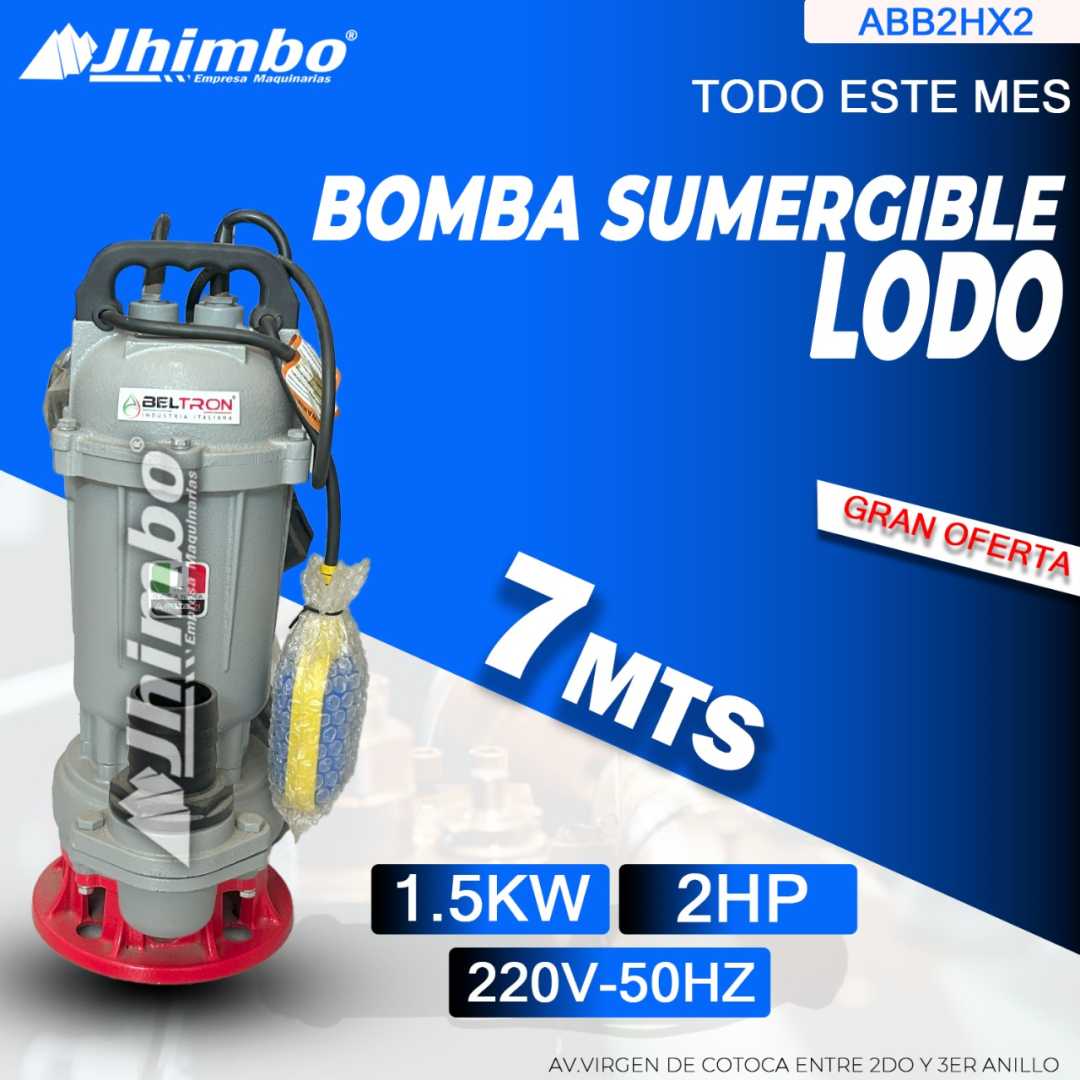 Bomba Sumergible Multietapa 2HP Bolivia - Jhimbo Importadora