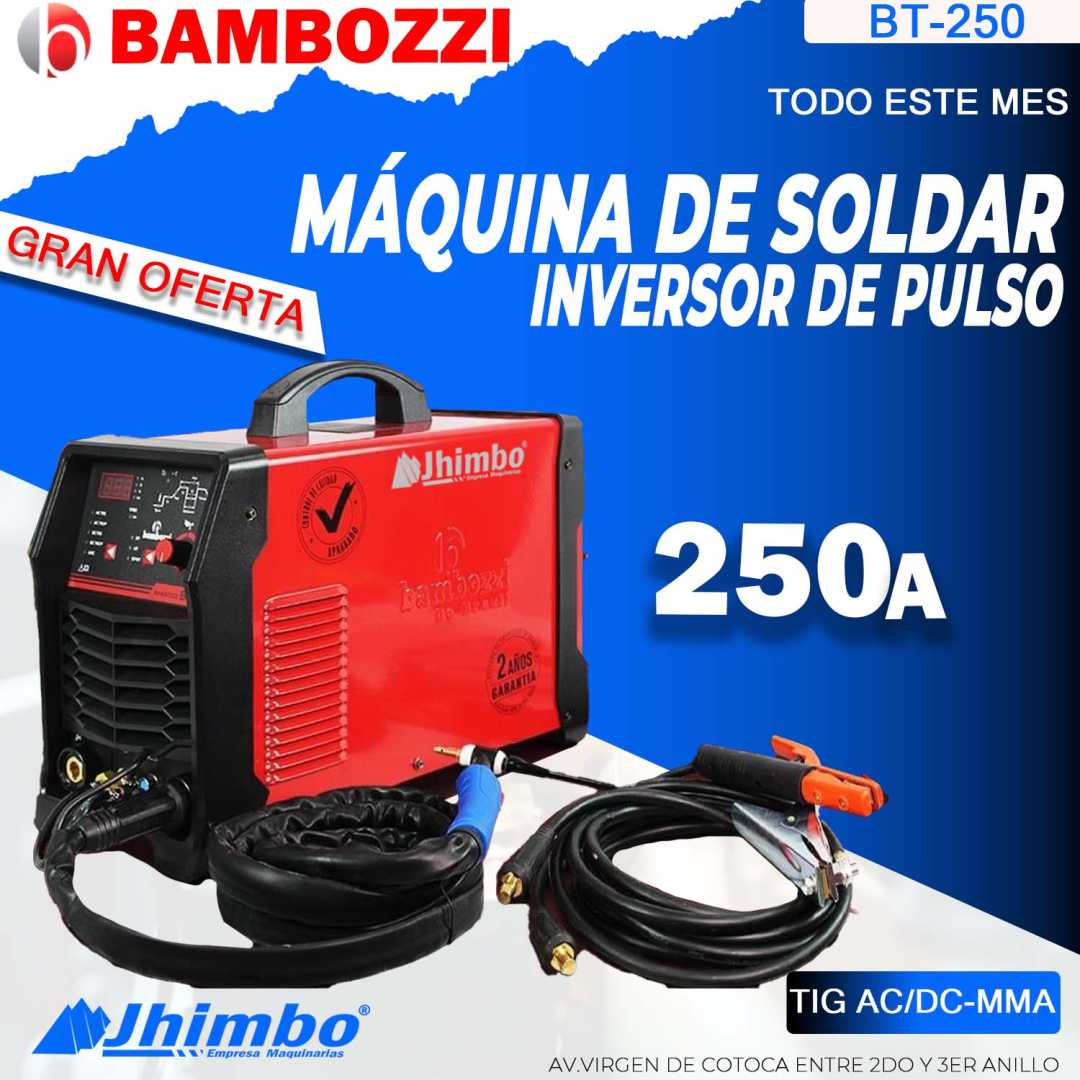 Soldadora inversor 250A Bolivia