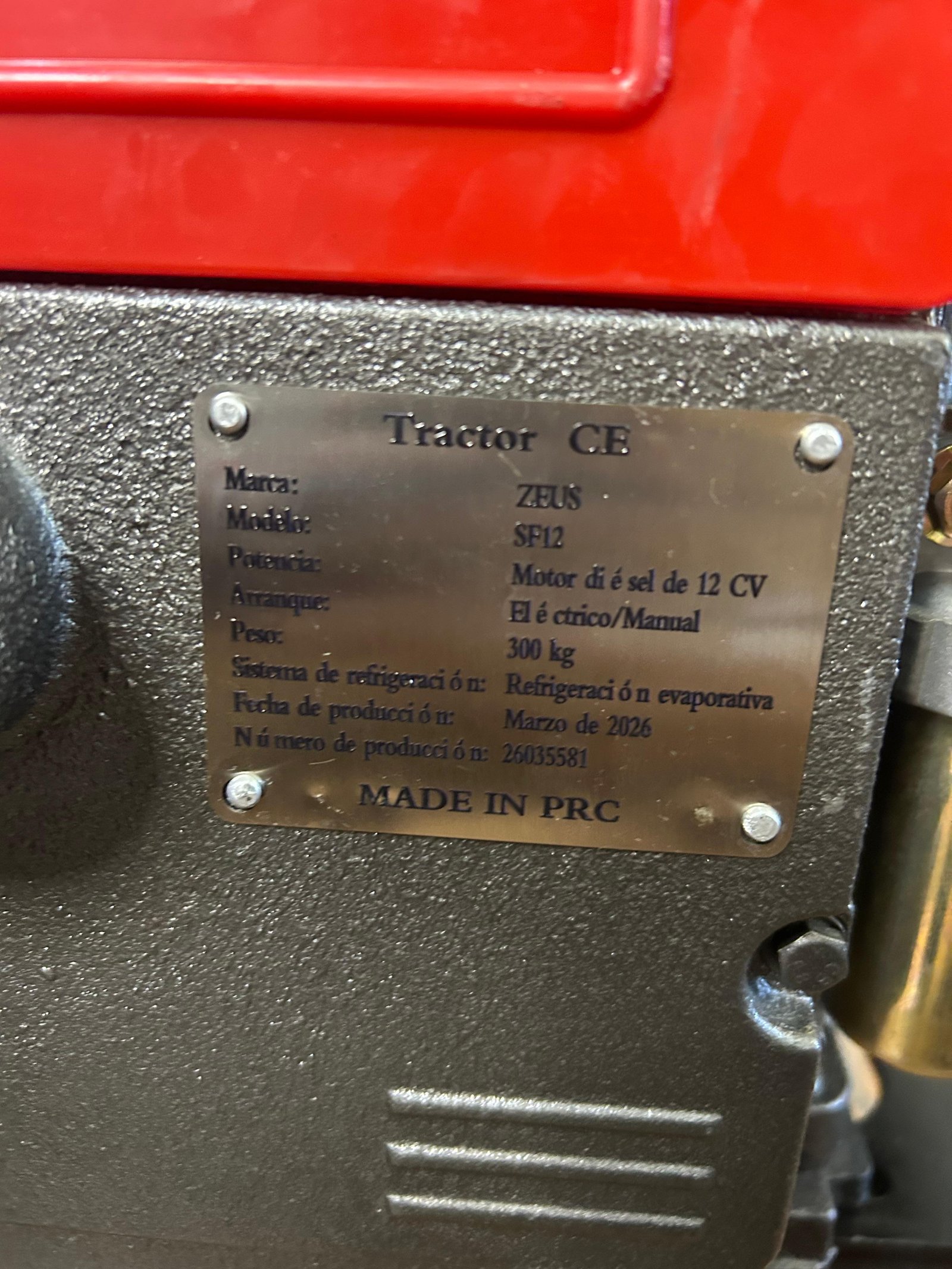 MOTOCULTOR A DIESEL 12 HP TIPO CHAGFA BOLIVIA - Imagen 2