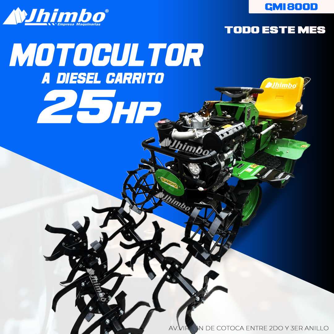 Motocultor o Mini tractor de 25HP Santa cruz Bolivia - Jhimbo Importadora