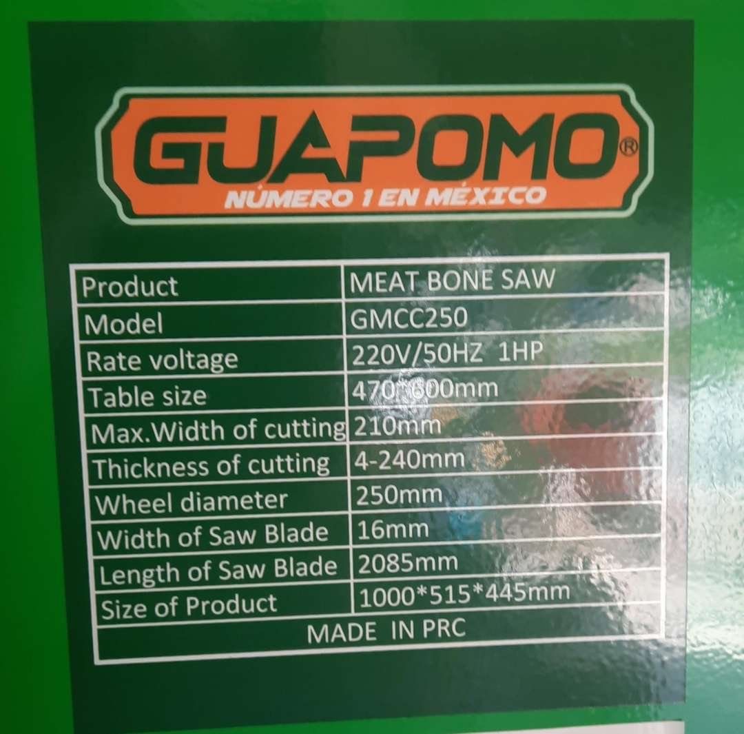 CORTA HUESO INDUSTRIAL 1HP MAS MOLEDORA DE CARNE Bolivia - Imagen 4