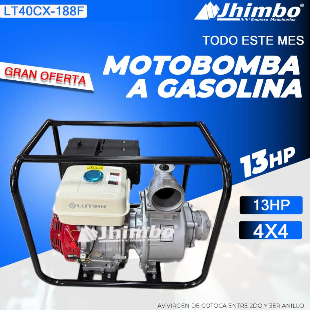 Motobomba 13HP Santa Cruz - Jhimbo Importadora