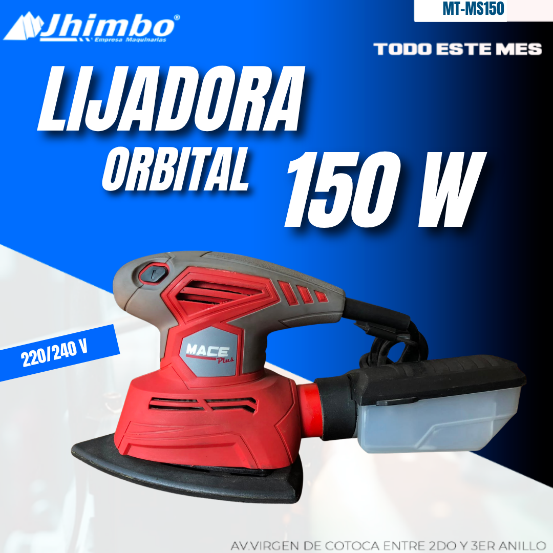 LIJADORA ORBITAL 2en1 DE 150 W BOLIVIA - Jhimbo Importadora