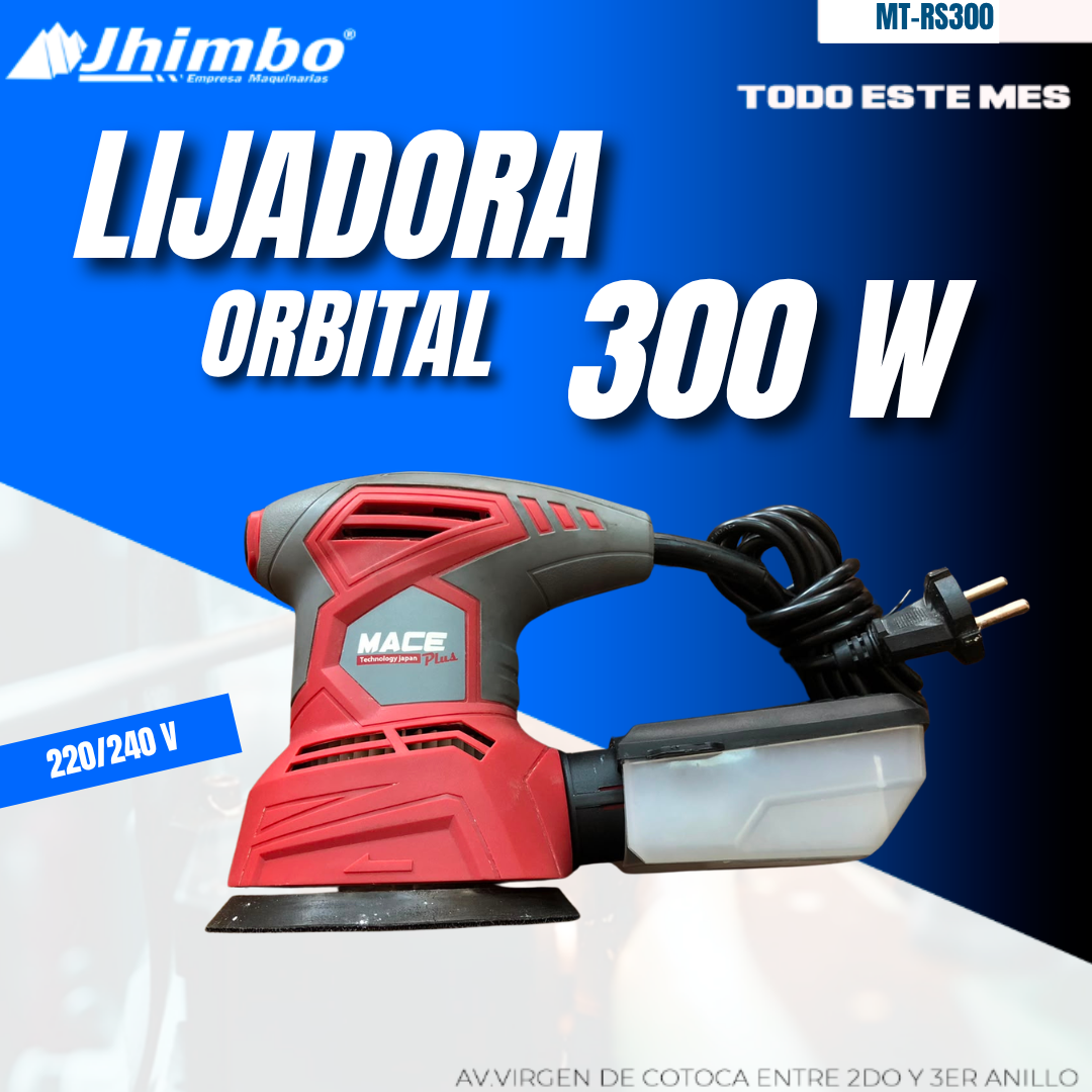 LIJADORA ORBITAL CIRCULAR 300 W BOLIVIA - Jhimbo Importadora