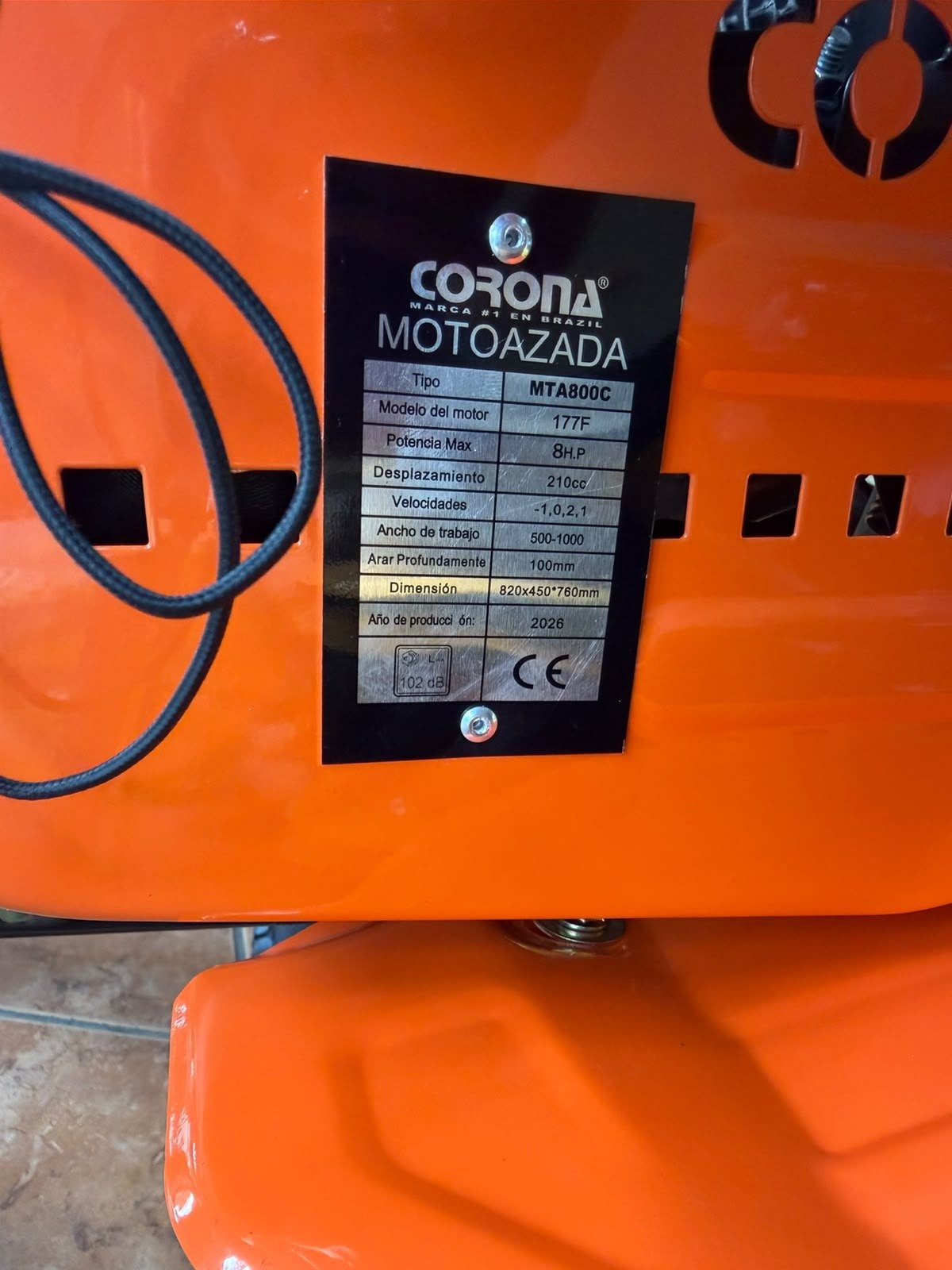 MOTOAZADA GASOLINA 8 HP BOLIVIA - Imagen 3