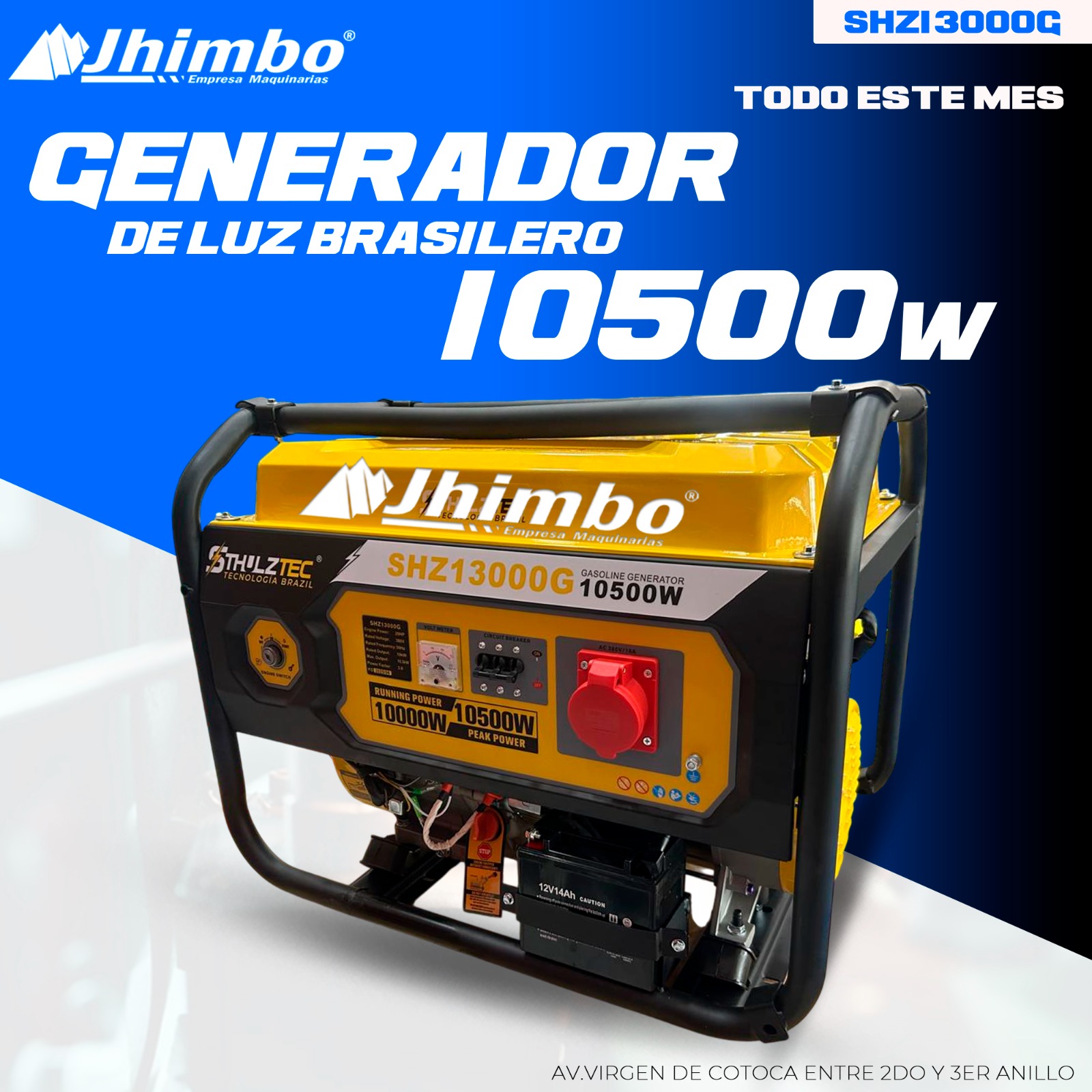Generador de luz 10.5kW Bolivia