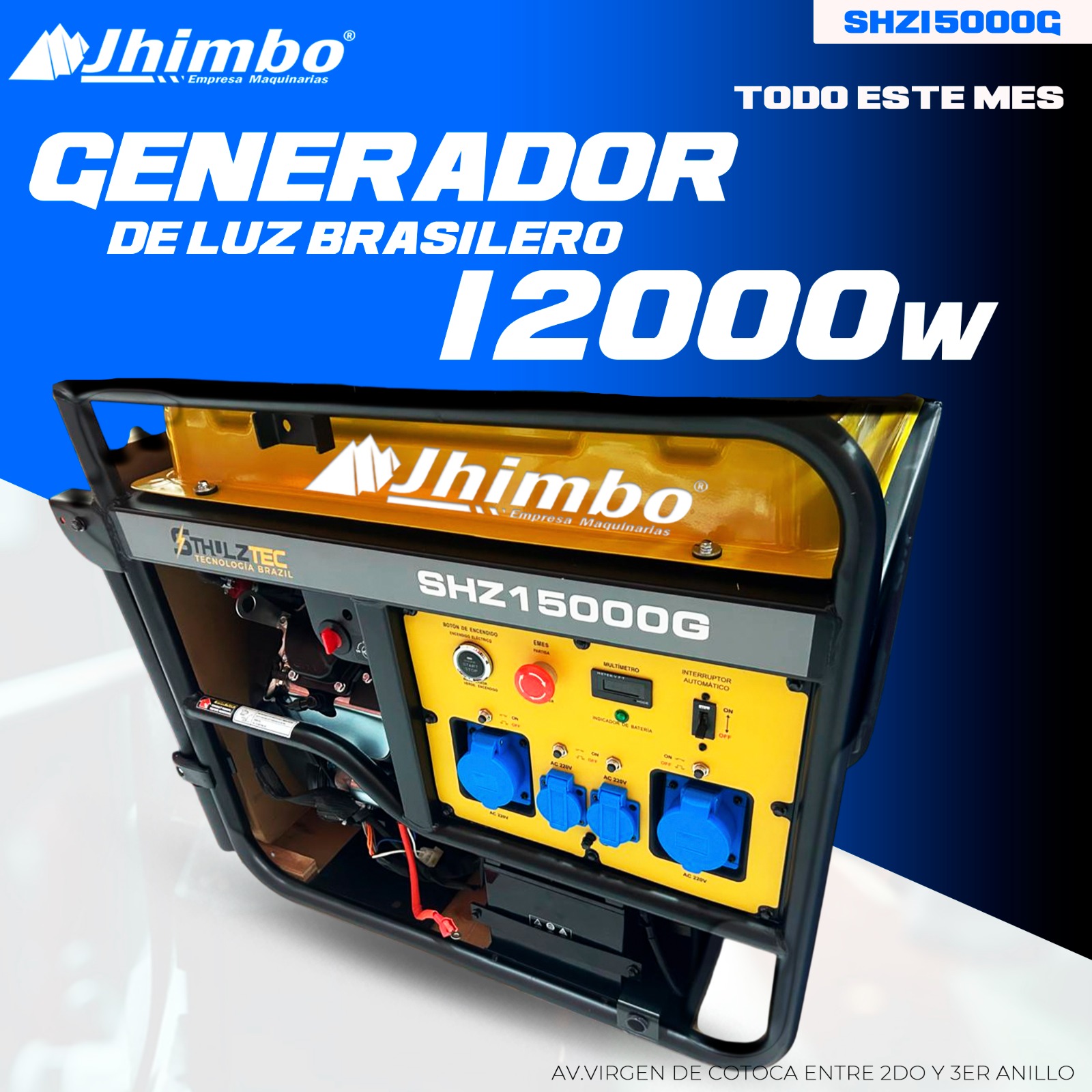 Generador de luz 12kW Bolivia
