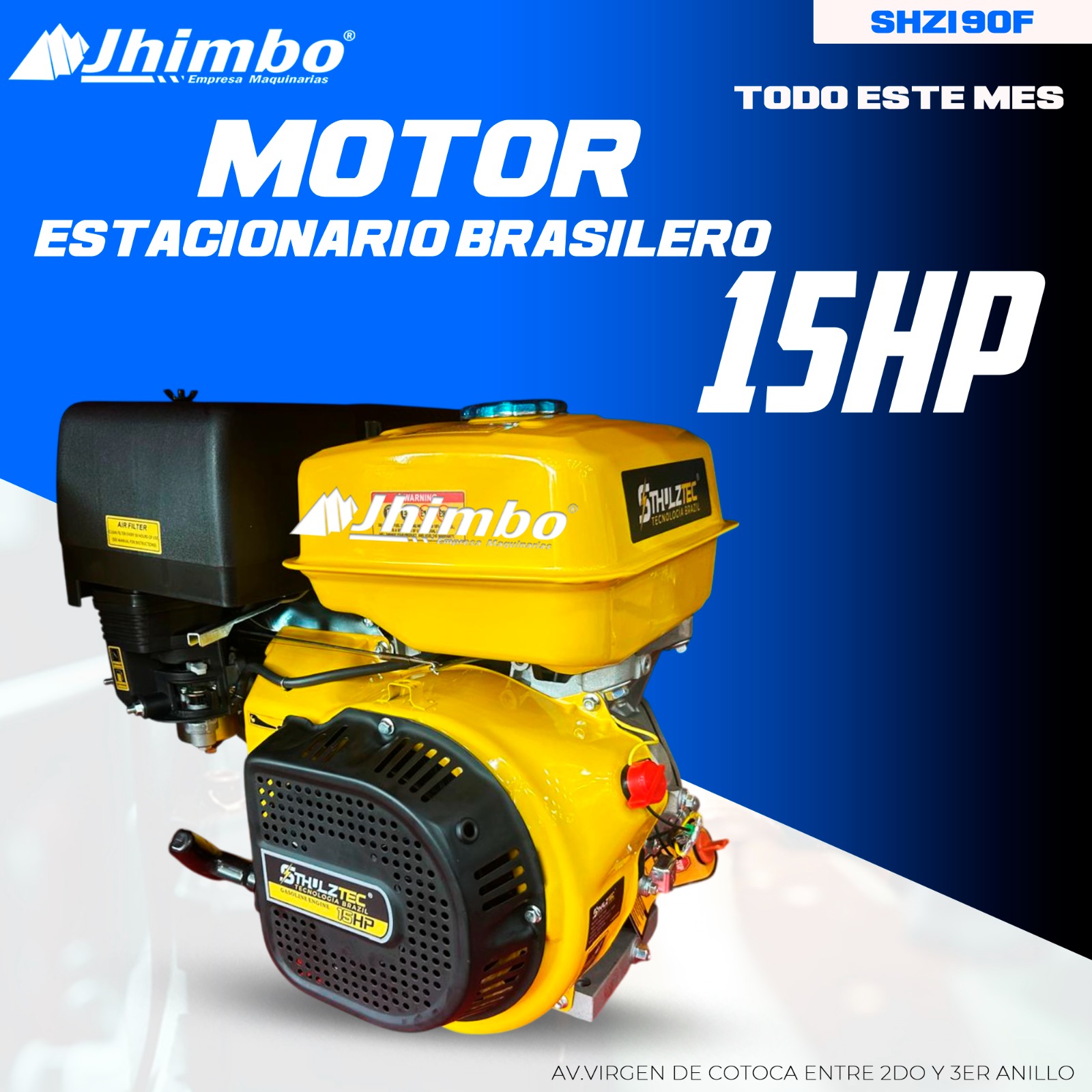 Motor estacionario15HP Bolivia - Jhimbo Importadora