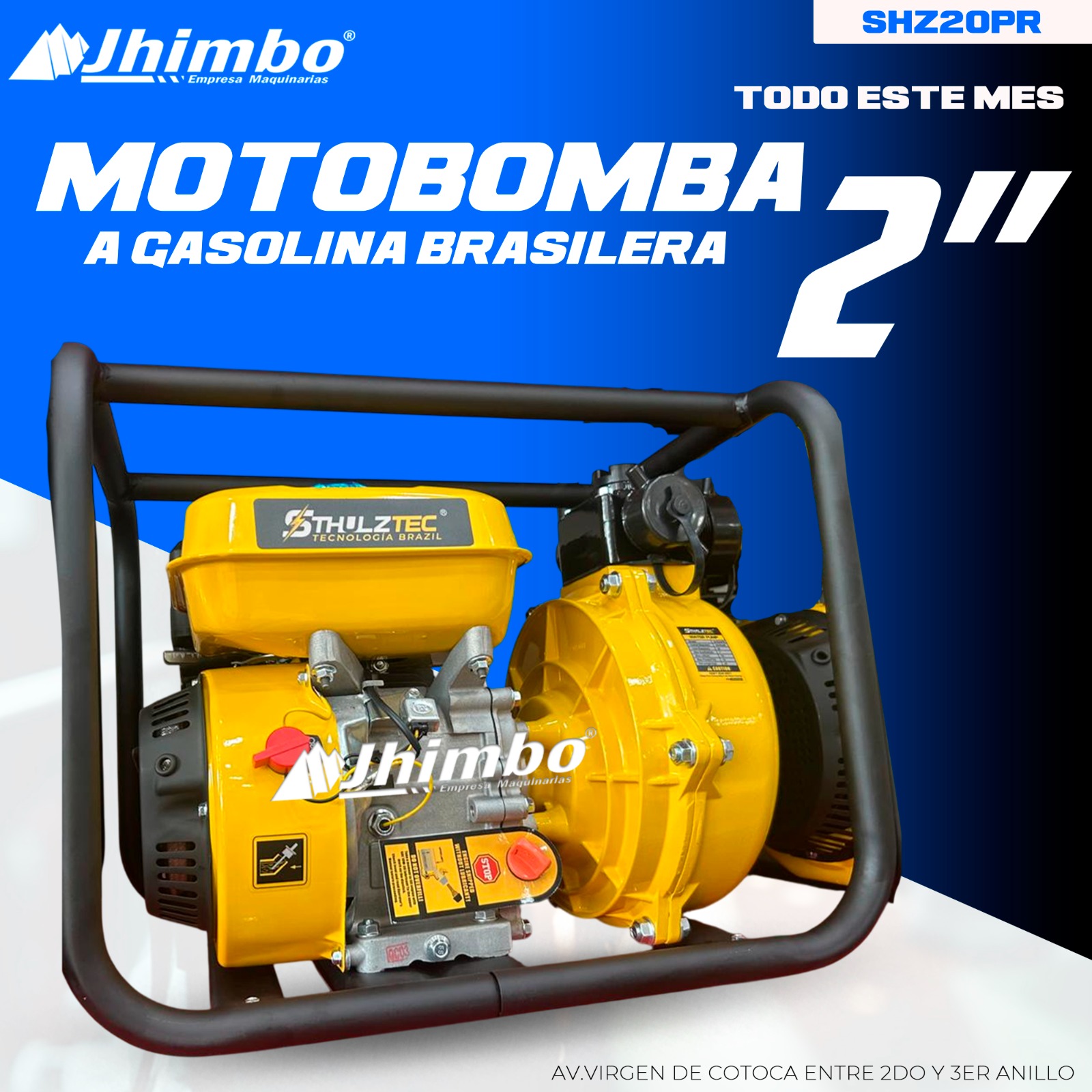 Motobomba de alta precion 2" Bolivia - Jhimbo Importadora