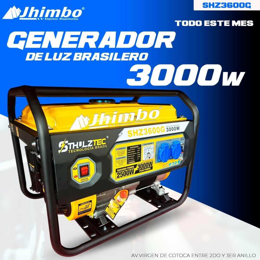 GENERADOR DE LUZ 3000W Bolivia