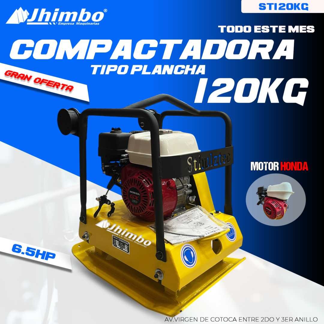 Vibrocompactadora plancha 100kg Bolivia - Jhimbo Importadora