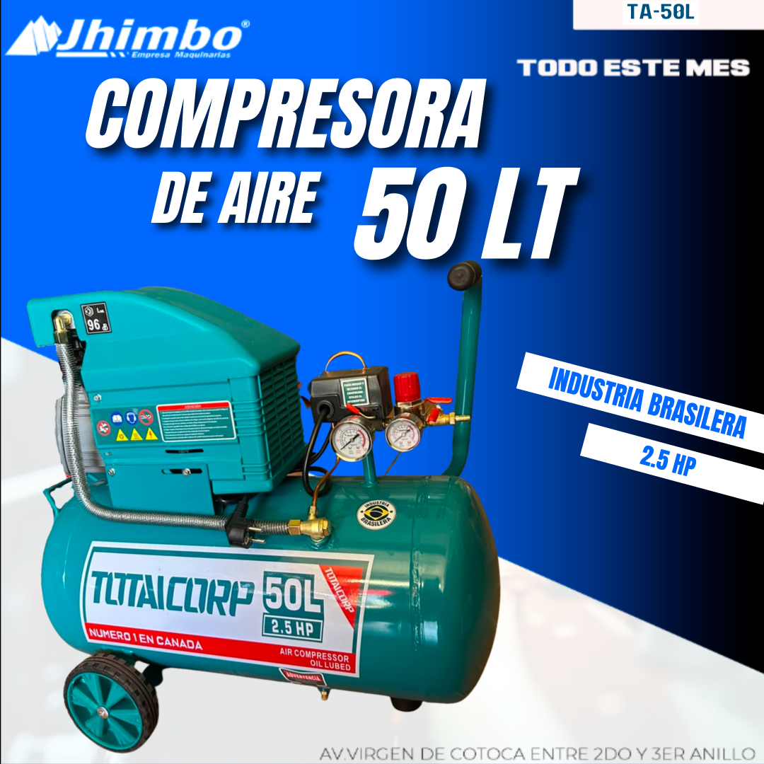 COMPRESORA DE AIRE 50L INDUSTRIAL BOLIVIA