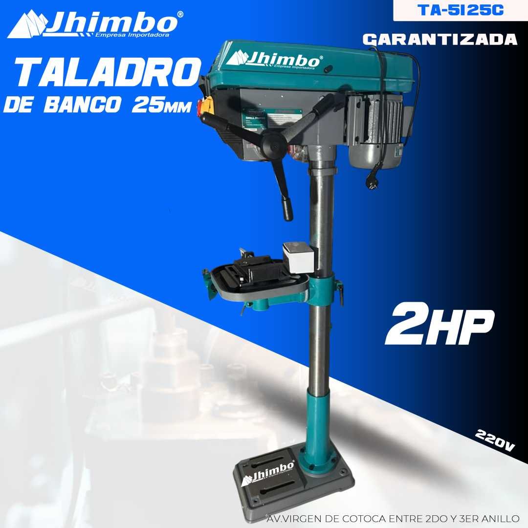 TALADRO DE BANCO 25MM 2HP INDUSTRIAL Bolivia - Jhimbo Importadora