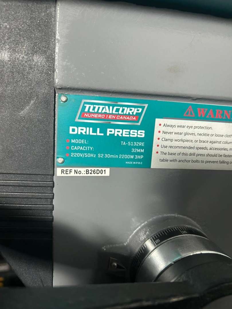 TALADRO DE BANCO 32MM 3HP INDUSTRIAL Bolivia - Imagen 4