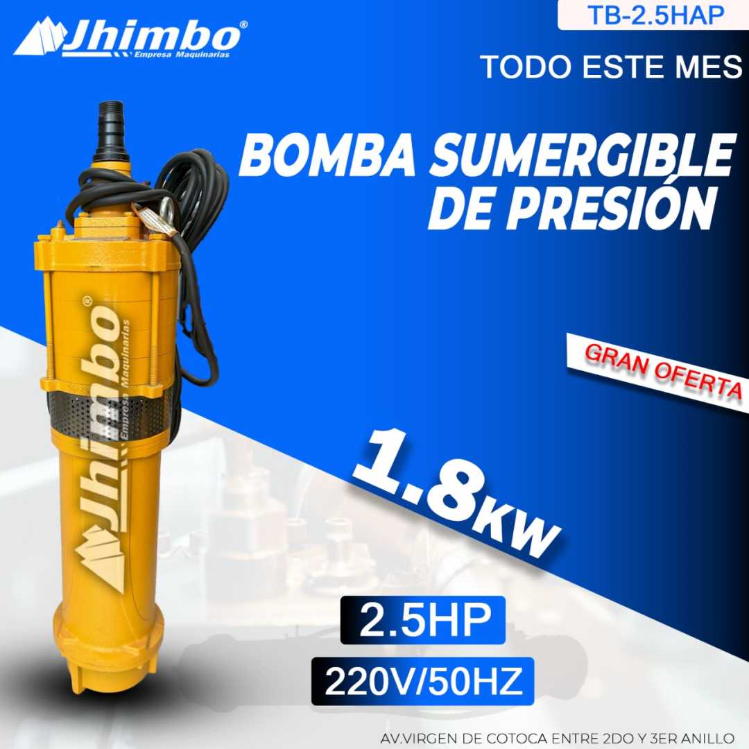 Bomba de agua 2.5HP Santa Cruz - Jhimbo Importadora