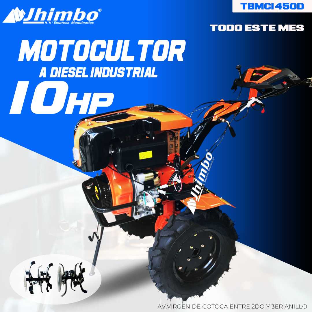 Motocultor 10hp a diesel Santa Cruz Bolivia