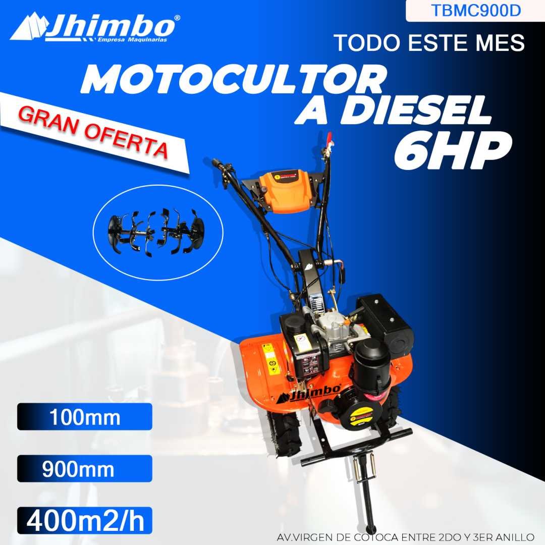 MOTOCULTOR 6HP A DIESEL BRASILERA INDUSTRIAL BOLIVIA - Jhimbo Importadora