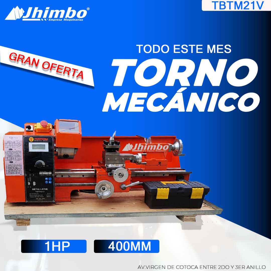 Torno para metal 750W Bolivia