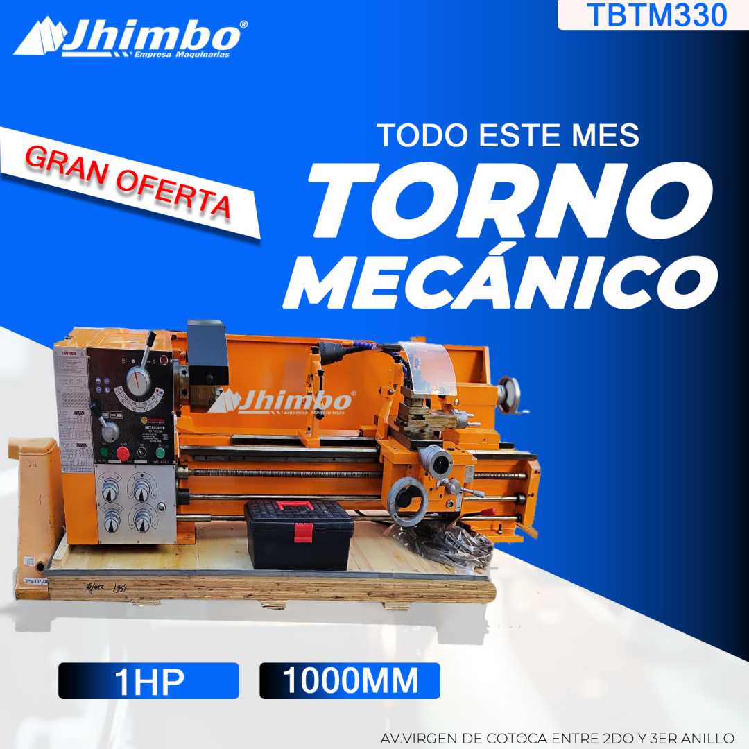 Torno de metal industrial de 1500W Bolivia
