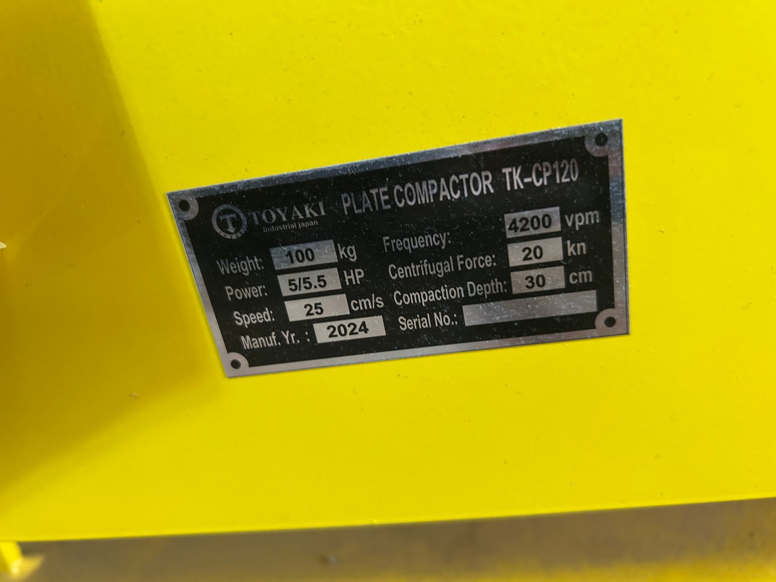 COMPACTADORA TIPO PLANCHA 120KG Bolivia - Imagen 2