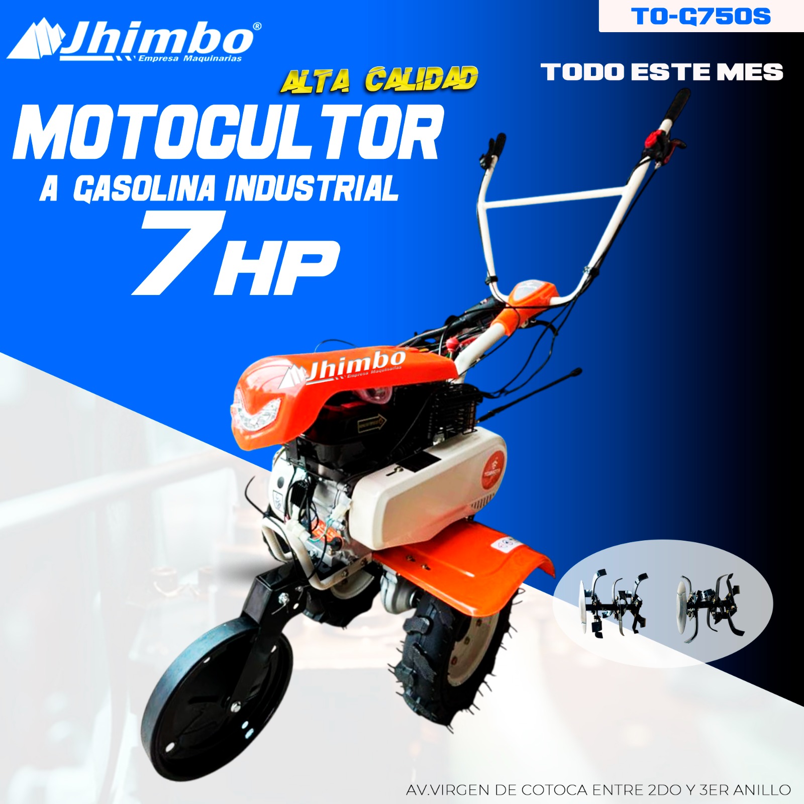 Motocultor a gasolina Bolivia - Jhimbo Importadora