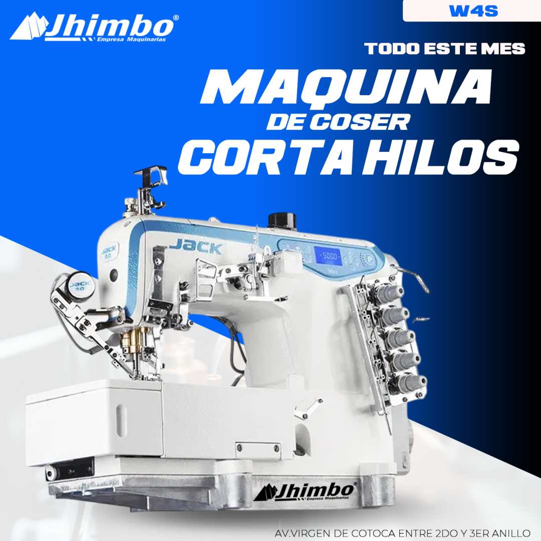 Maquina de coser Corte hilo